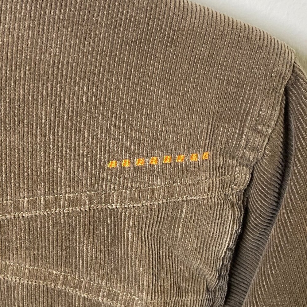 Ariat Rebar Corduroy Sherpa Lined Jacket Tan Size Small Petite - Picture 5 of 14